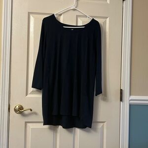 J.Jill Navy Tunic, size Large Tall